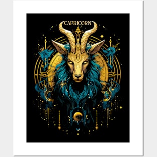 Horoscope - Capricorn Zodiac Sign Posters and Art